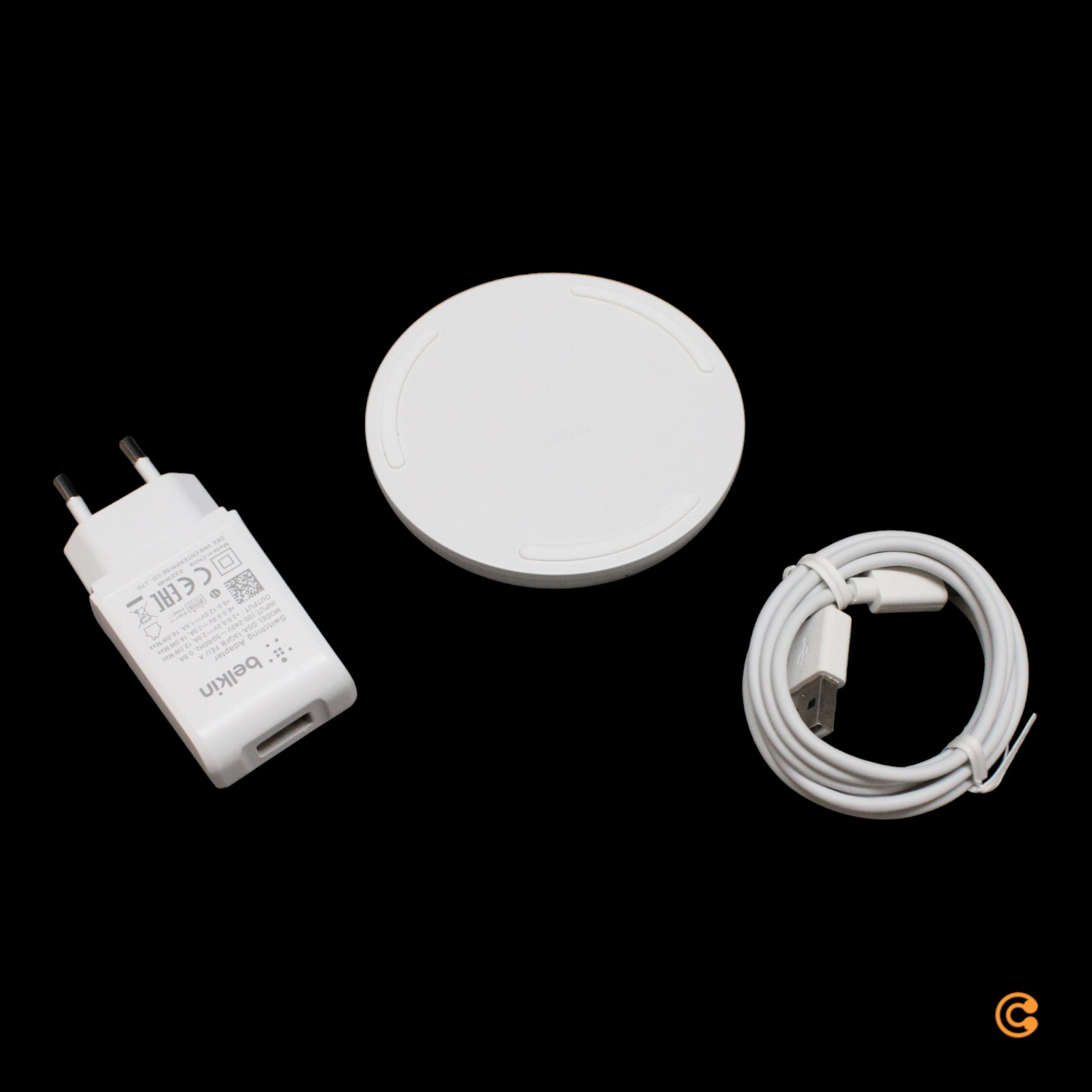 Belkin Induktions Ladegerät Wireless Charger Qi Ladegerät Weiß B-Ware - 745883796694