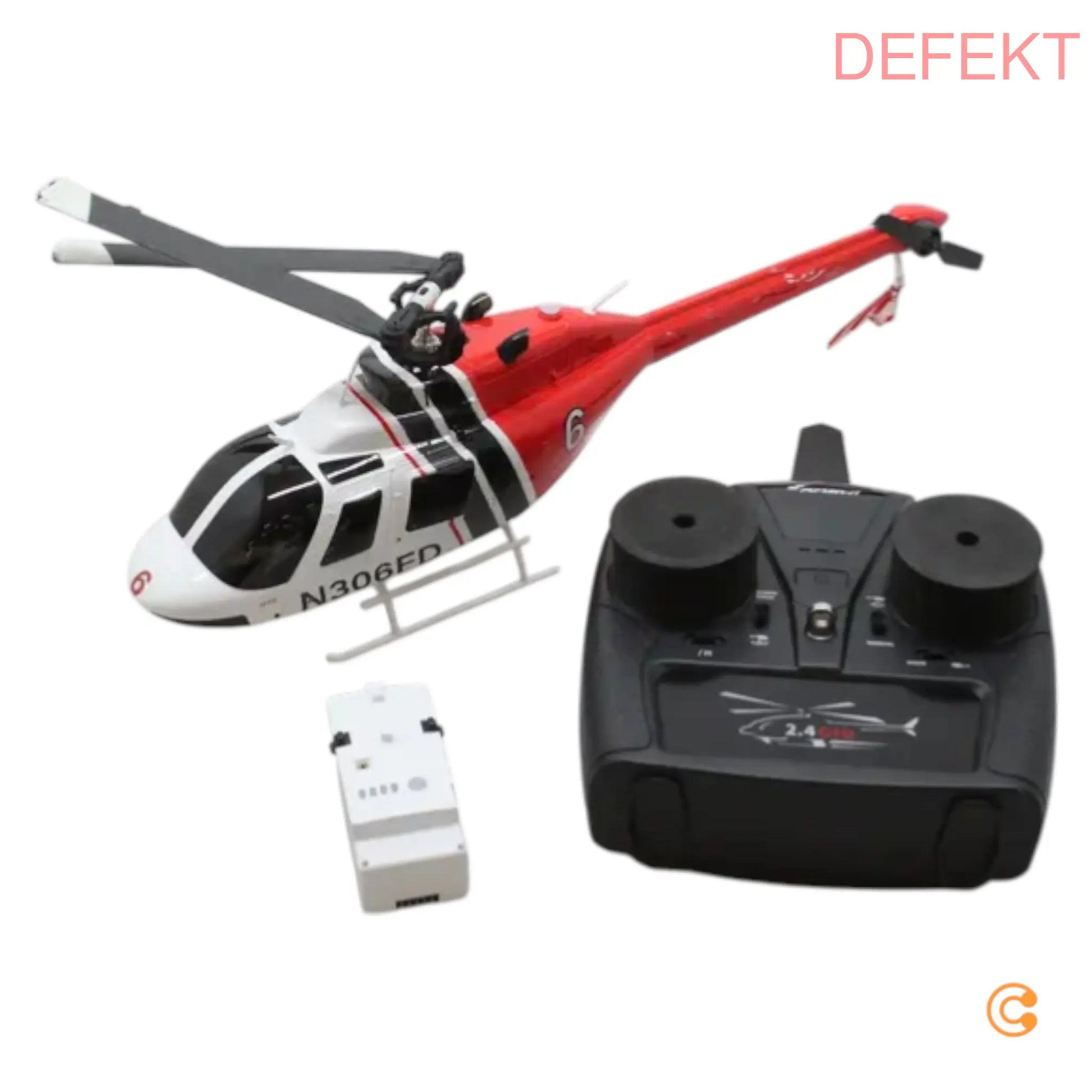 D-Ware Amewi Bell 206 Pro Rc Hubschrauber Helikopter Drohne Rt F Modellflugzeug - 4262408979449
