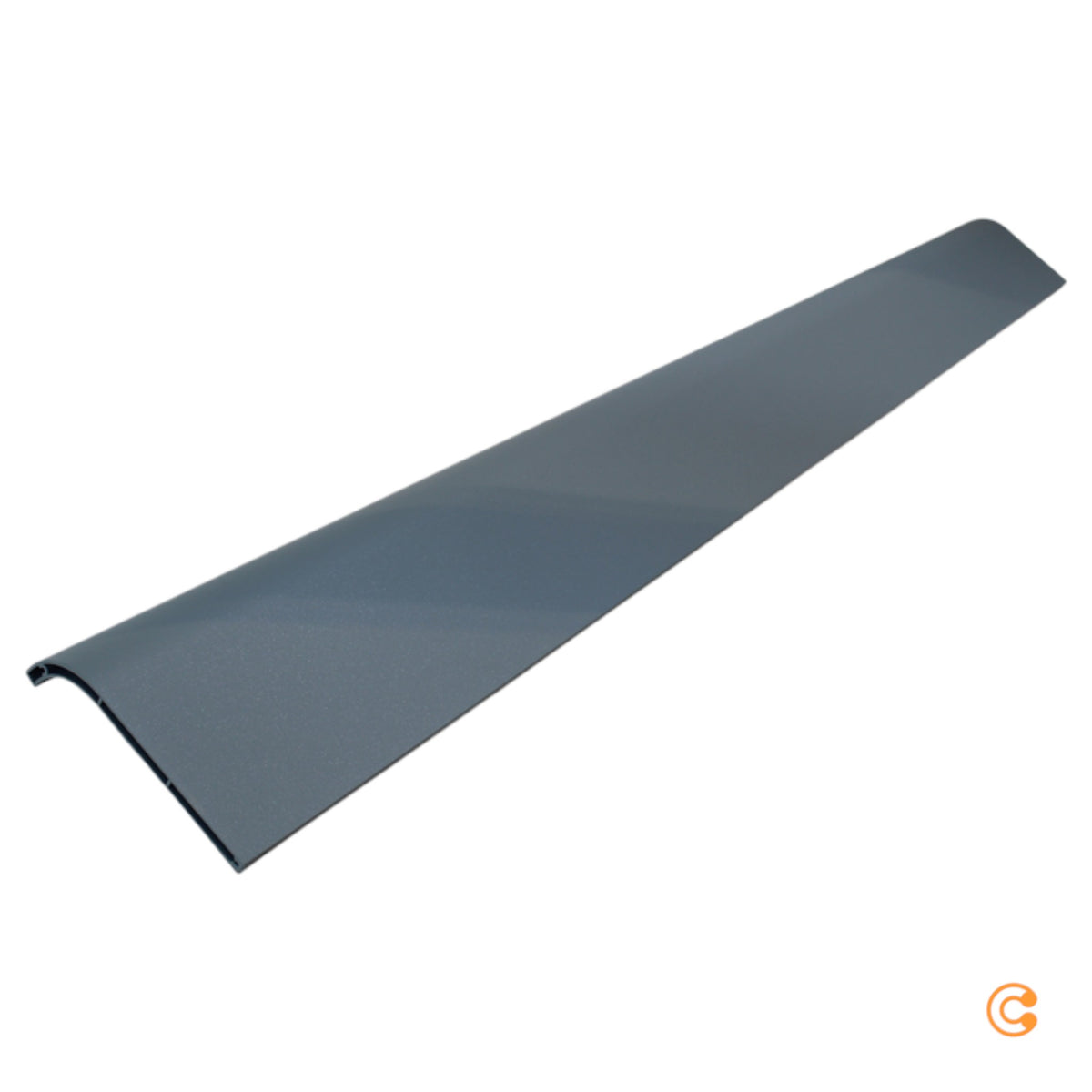 Fermob Bellevie Gartenbank mit Rückenlehne Aluminium Stahl gewittergrau 53,6cm - 3100540299593