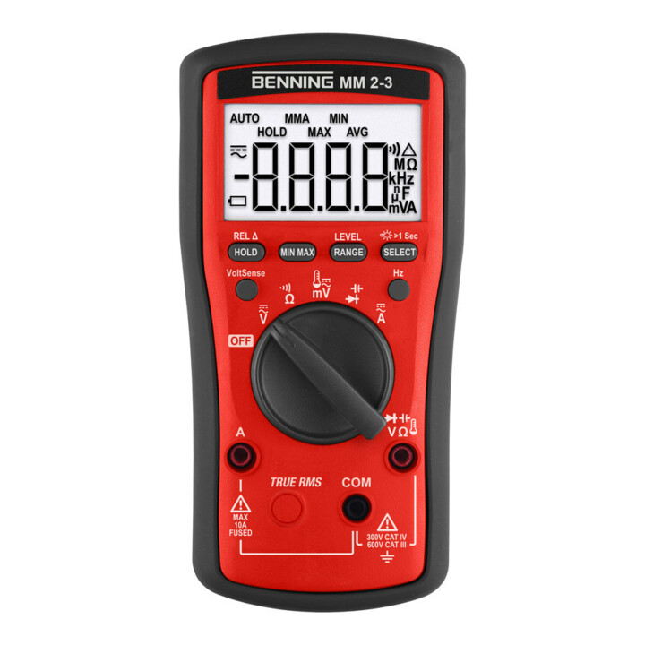 Benning Digital Multimeter Messgerät Strommessgerät True Rms Lc Display  B-Ware