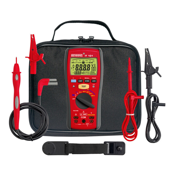 Benning Isolationswiderstands Messgerät Tester Isolationsmessung Digitalgerät B-Ware - 4014651440333