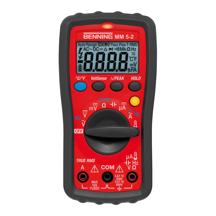 B-Ware Benning Multimeter Messgerät Digital Mm 5 2 Temperaturmessung Schwarz Rot - 4014651440715
