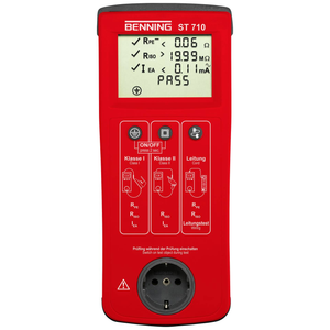 B-Ware Benning Gerätetester Prüfgerät Vde Norm 0701 0702 Batteriebetrieb Automatisch349