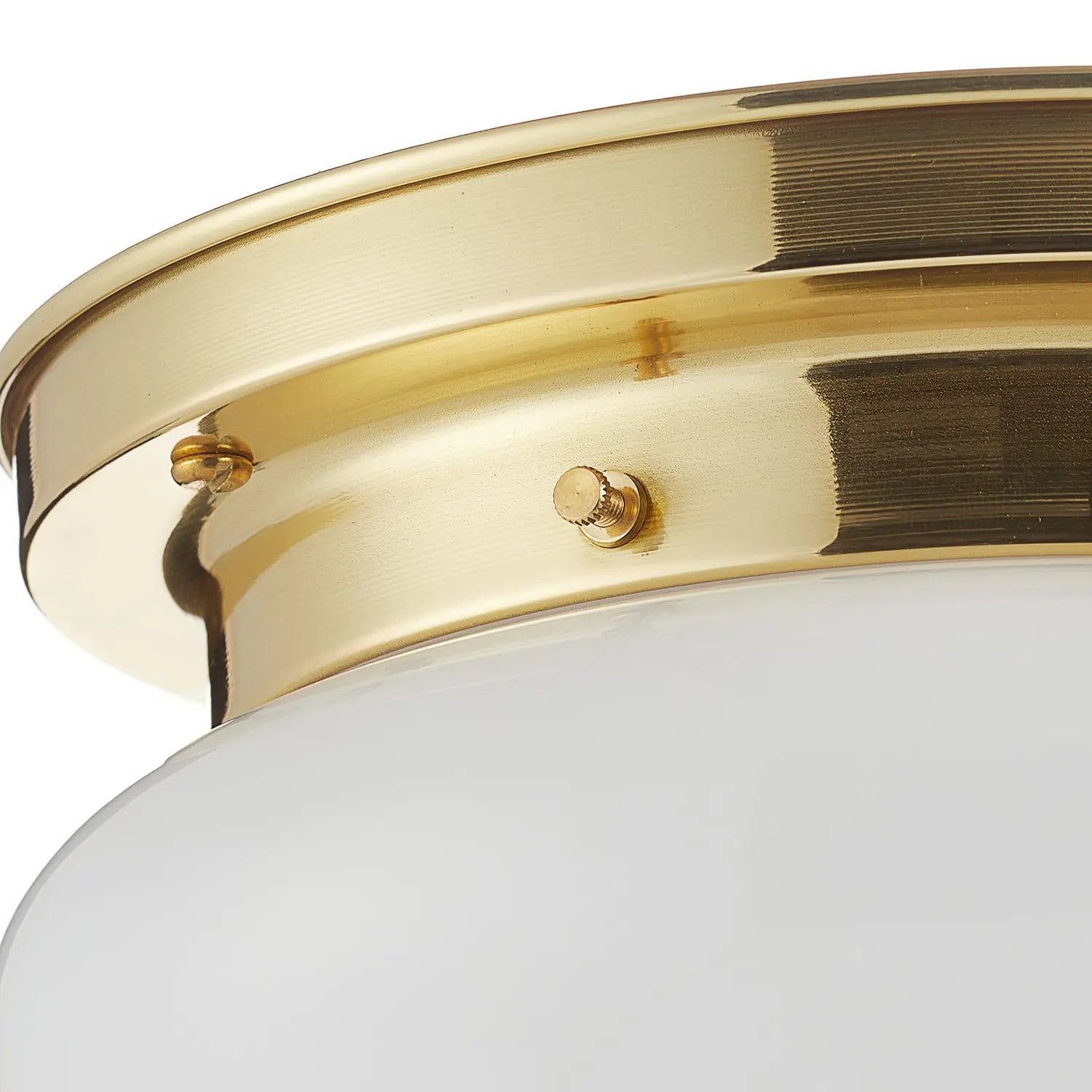 B-Ware Berliner Messinglampen Deckenleuchte Lampe Harry Messing Glas Handarbeit - 4043783505870
