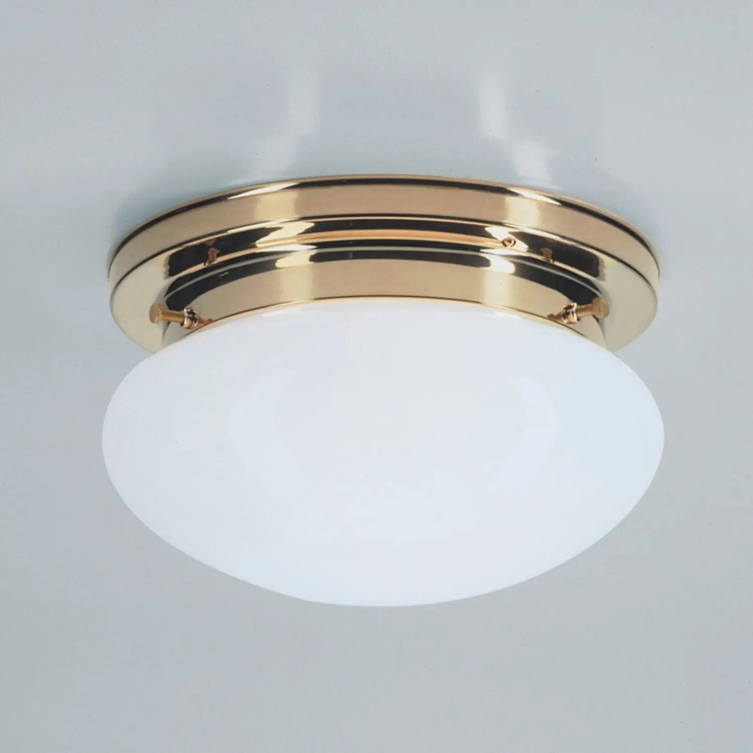 B-Ware Berliner Messinglampen Deckenleuchte Lampe Harry Messing Glas Handarbeit - 4043783505870