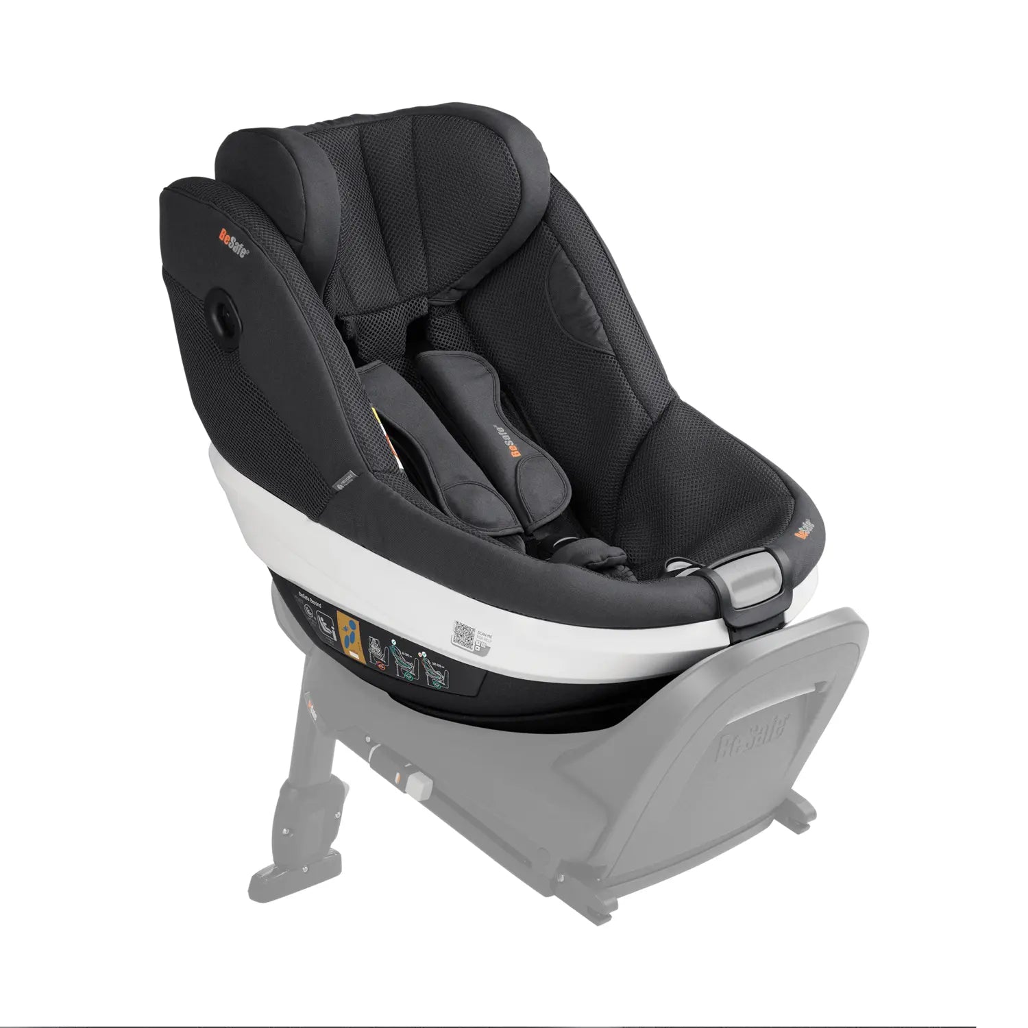 B-Ware Be Safe Kindersitz Autositz Beyond Anthracite Mesh Drehbar Verstellbar Reise  - 7072754020743