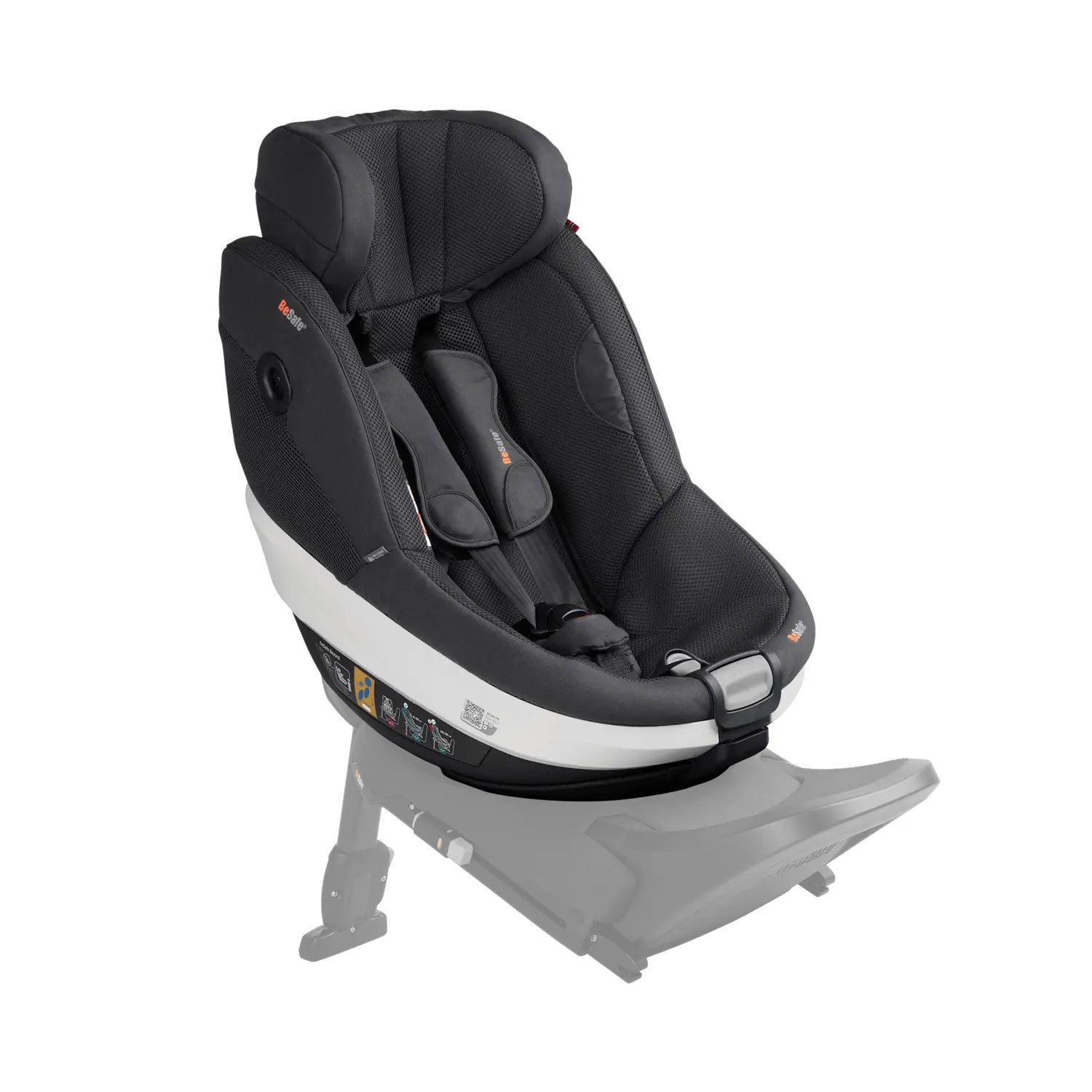 B-Ware Be Safe Kindersitz Autositz Beyond Anthracite Mesh Drehbar Verstellbar Reise  - 7072754020743