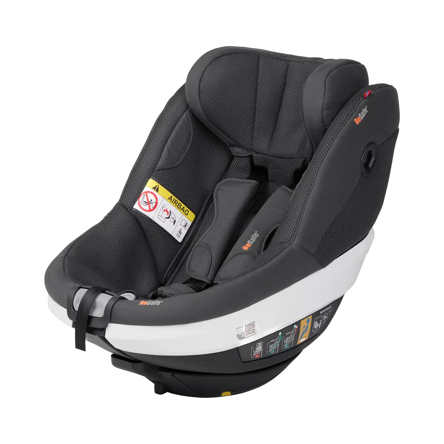 B-Ware Be Safe Kindersitz Autositz Beyond Anthracite Mesh Drehbar Verstellbar Reise  - 7072754020743