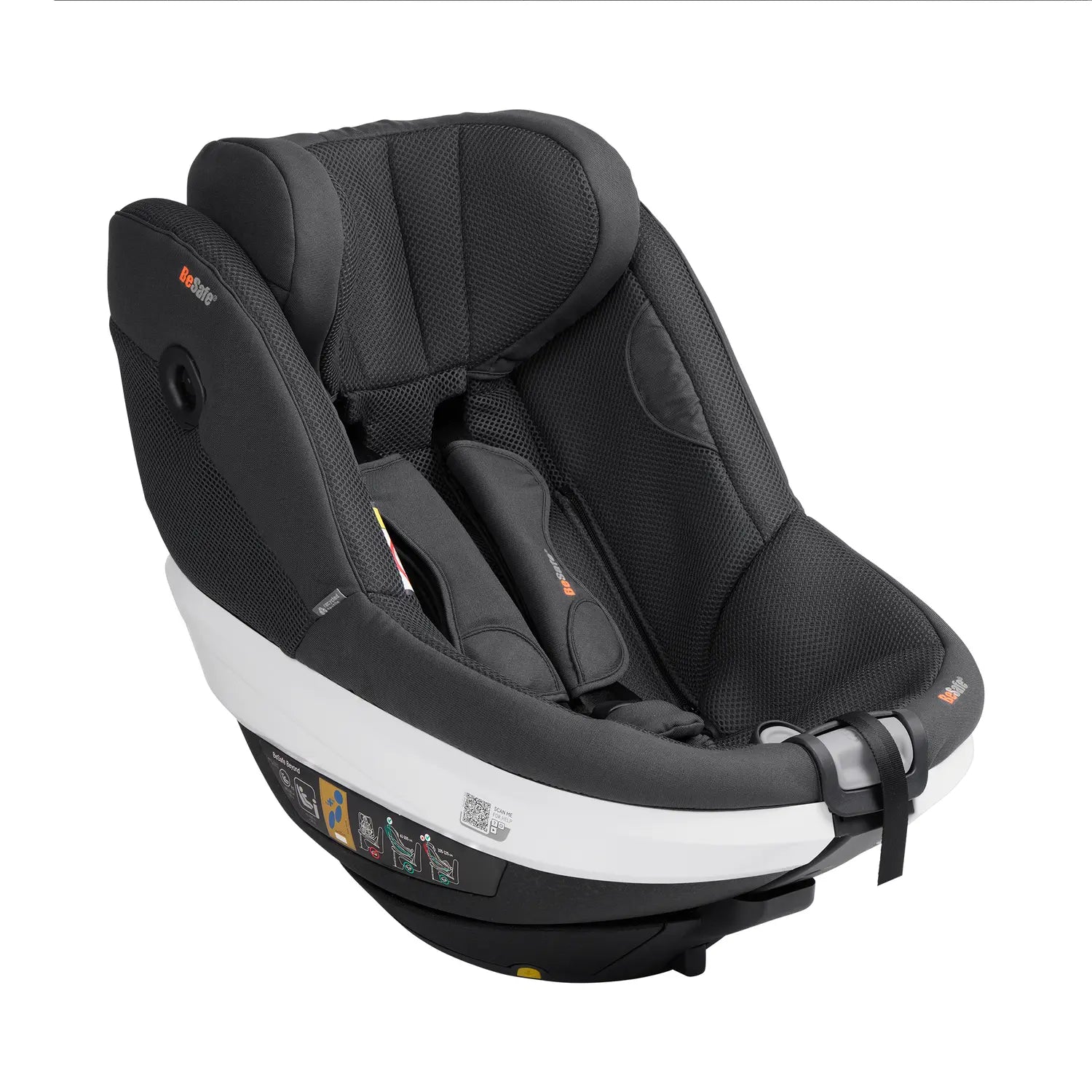 B-Ware Be Safe Kindersitz Autositz Beyond Anthracite Mesh Drehbar Verstellbar Reise  - 7072754020743