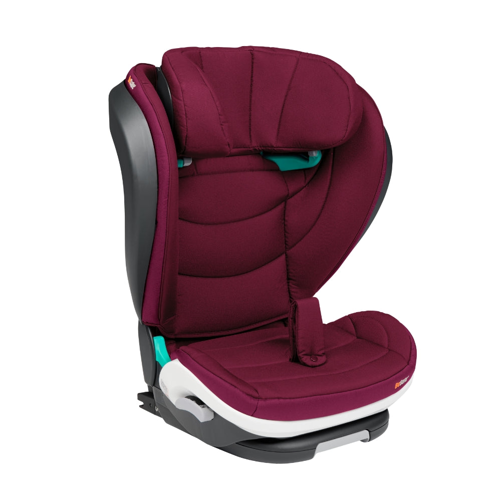 Be Safe Kindersitz Sitzerhöhung Auto Burgundy Melange Seitenaufprallschutz B-Ware - 7072754024390