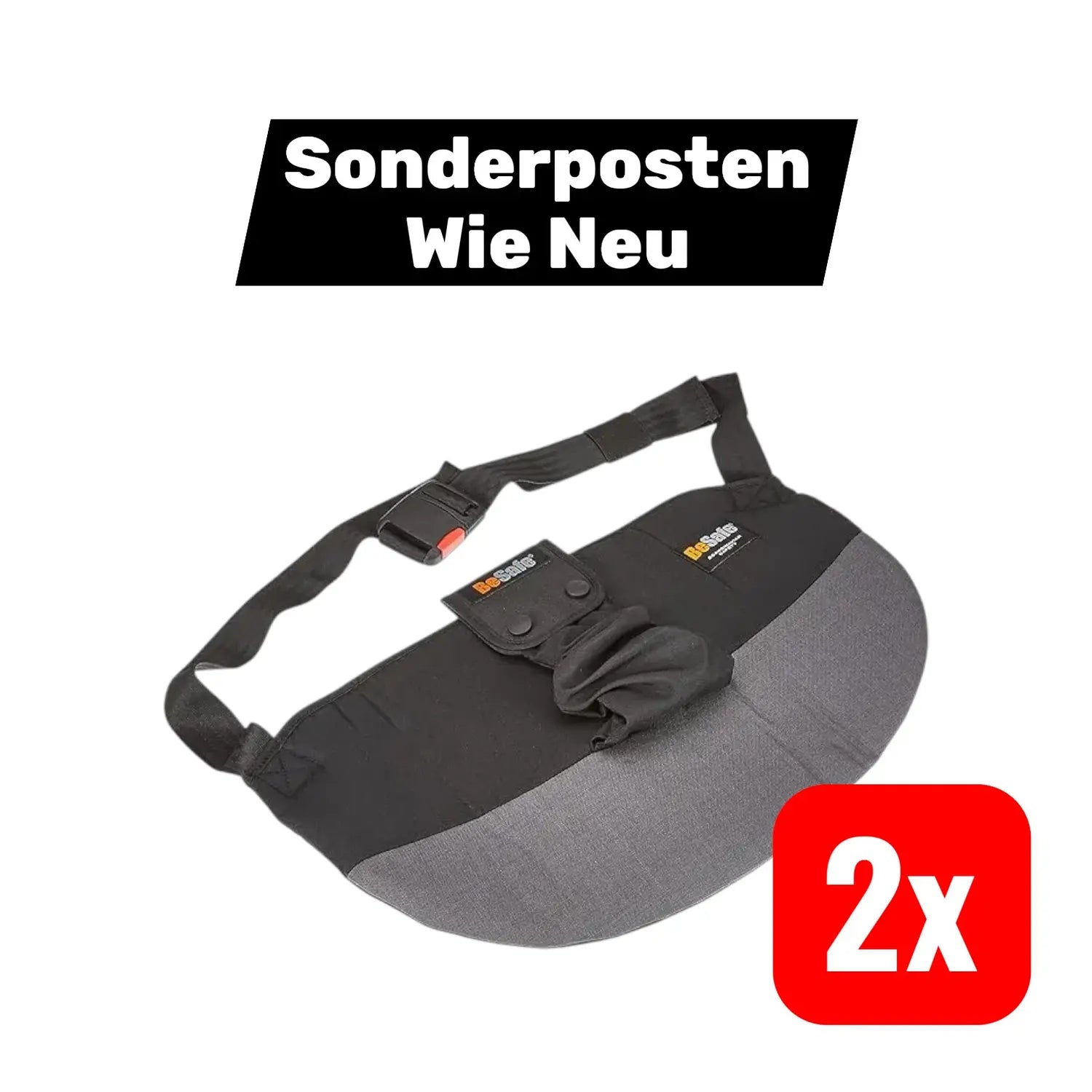 B-Ware Be Safe Schwangerschaftsgurt Gurt Mutterschaftsgurt Sitzkissen 2 Stück - 7043485200339