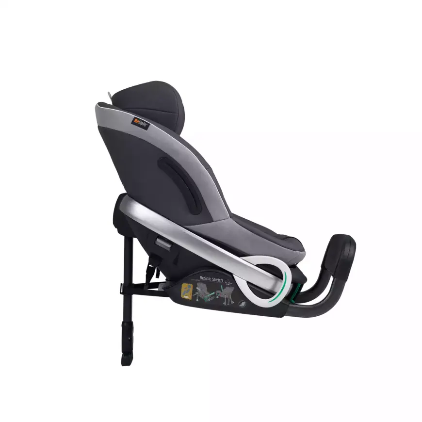 Be Safe Kindersitz Reboarder Stretch Hauptkeyword Metallic Melange Dunkelgrau B-Ware - 7072754014780