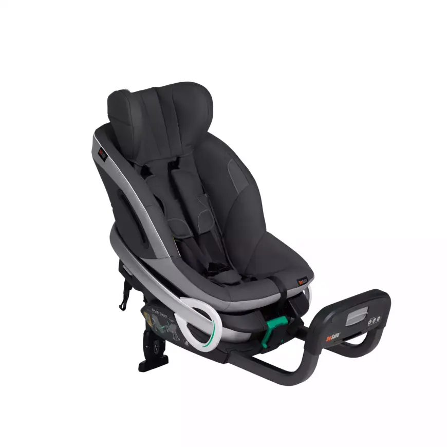 B-Ware Be Safe Kindersitz Reboarder Stretch Hauptkeyword Metallic Melange Dunkelgrau