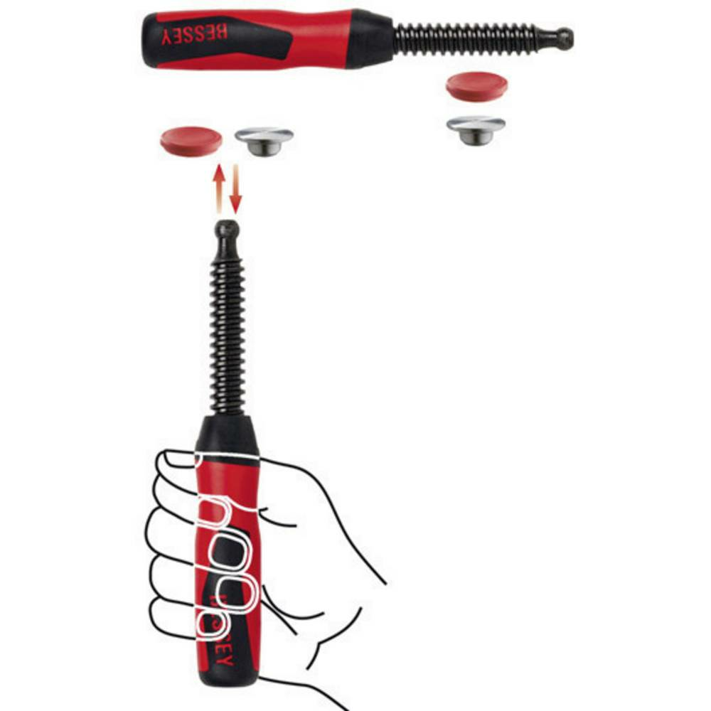 B-Ware Bessey 2 Komponenten Kunststoffgriff Inkl. Wechselbarer Druckplatte 30 Stück - 4008158031170