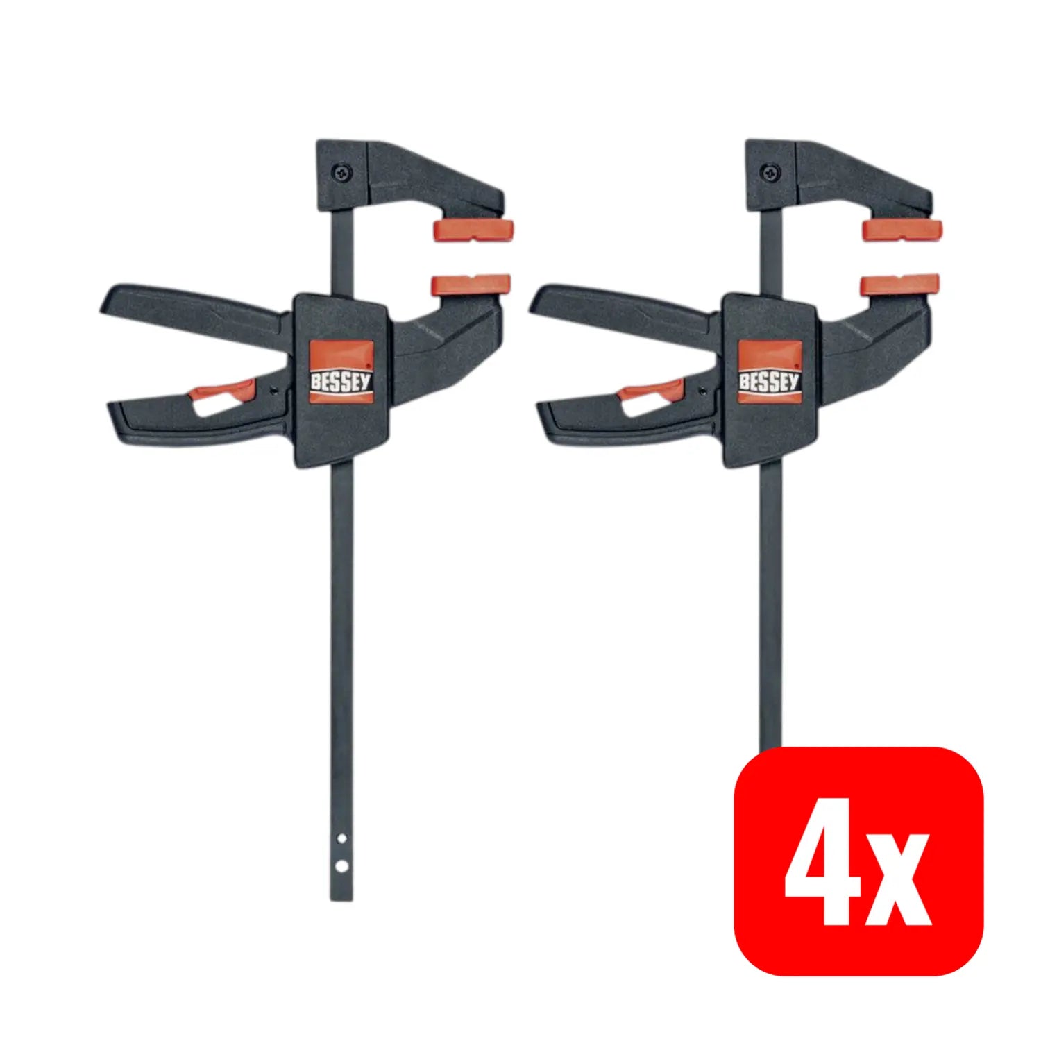 B-Ware Bessey Einhandzwinge Ezs 110/40 Ezs11 4 40 Mm Spann Weite 110 Mm 2er Pack 4 Sets - 4008158041117