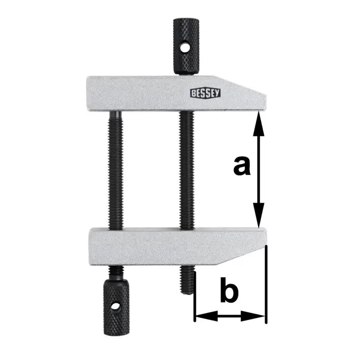 B-Ware Bessey Parallel Schraubzwinge Zwinge Doppelte Spindelführung Pa 116/72 - 4008158005348