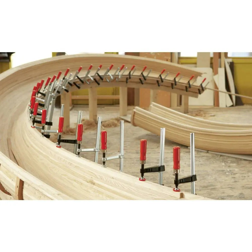 B-Ware Bessey Schraubzwinge Zwinge Tiefspann Temperguss Tg 250 100 Holzgriff 1 Stück - 4008158008837
