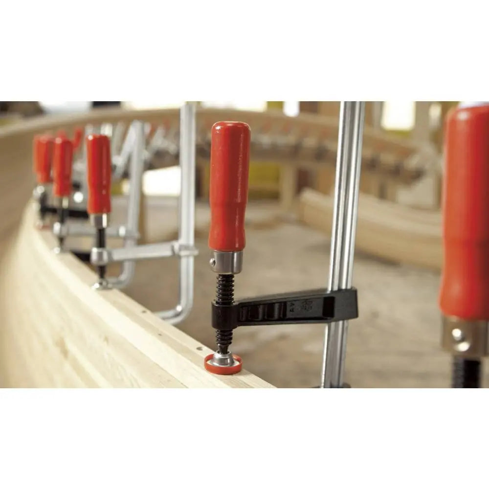 B-Ware Bessey Schraubzwinge Zwinge Tiefspann Temperguss Tg 250 100 Holzgriff 1 Stück - 4008158008837