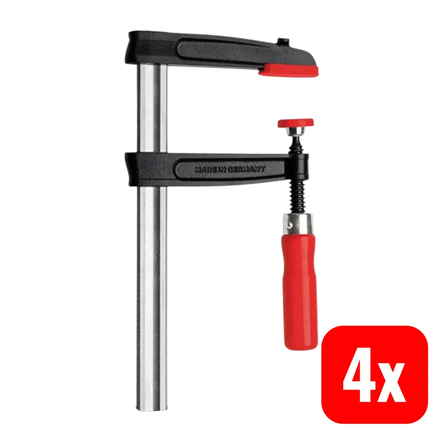 B-Ware Bessey Schraubzwinge Klemmzwinge Temperguss Holz Tpn Be Weite 1250 Mm 4 Stück - 4008158018591