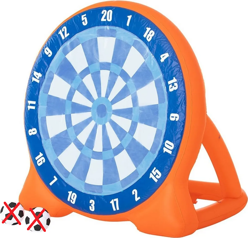 Bestway Aufblasbare Dartscheibe Spielzentrum Dartscheibe Bälle Siehe Text/Foto B-Ware - 6942138968187