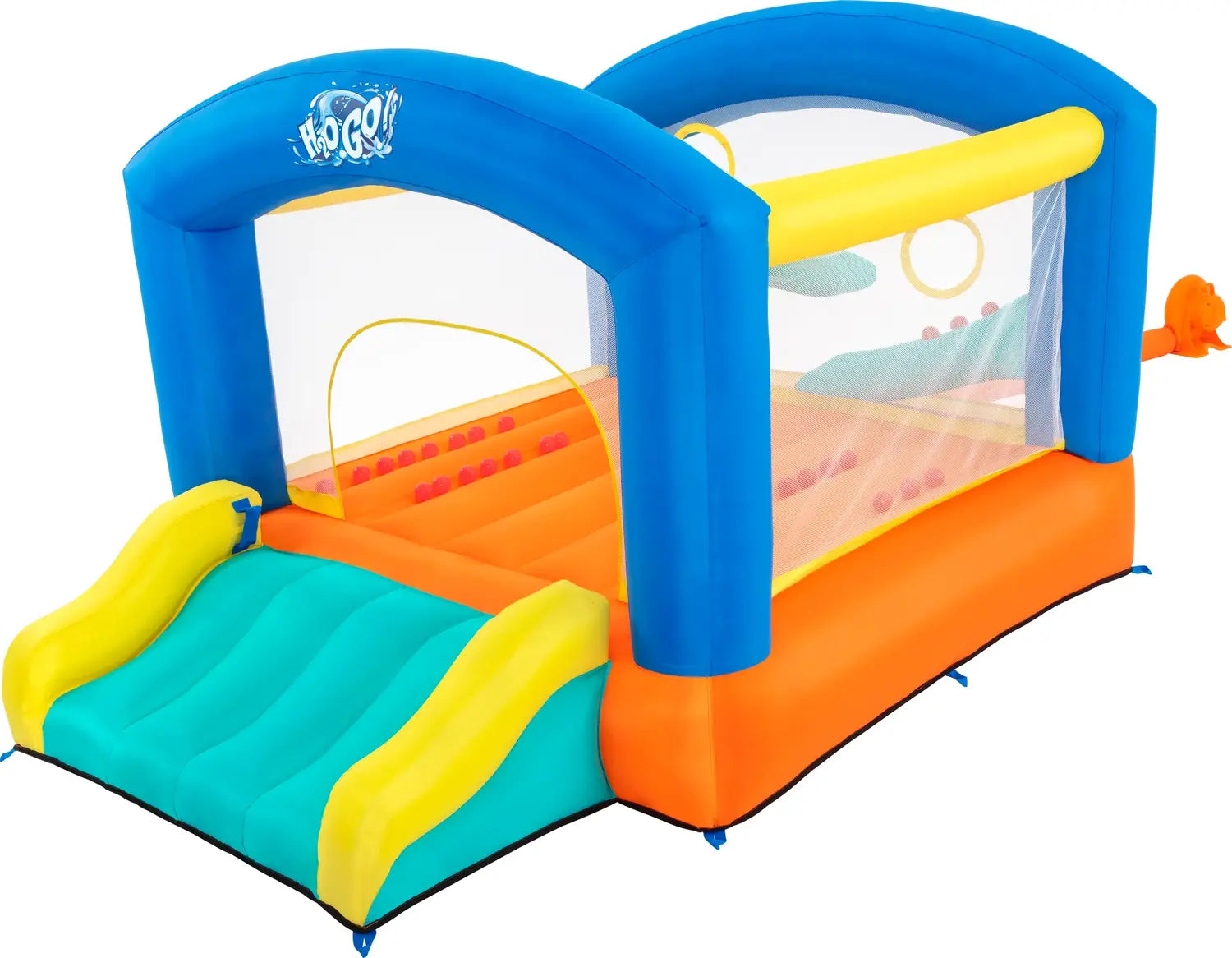 B-Ware Bestway H2 Ogo Leap & Play Hüpfburg Spielburg Kinder Dauergebläse 289x213x173835 - 6941607322062