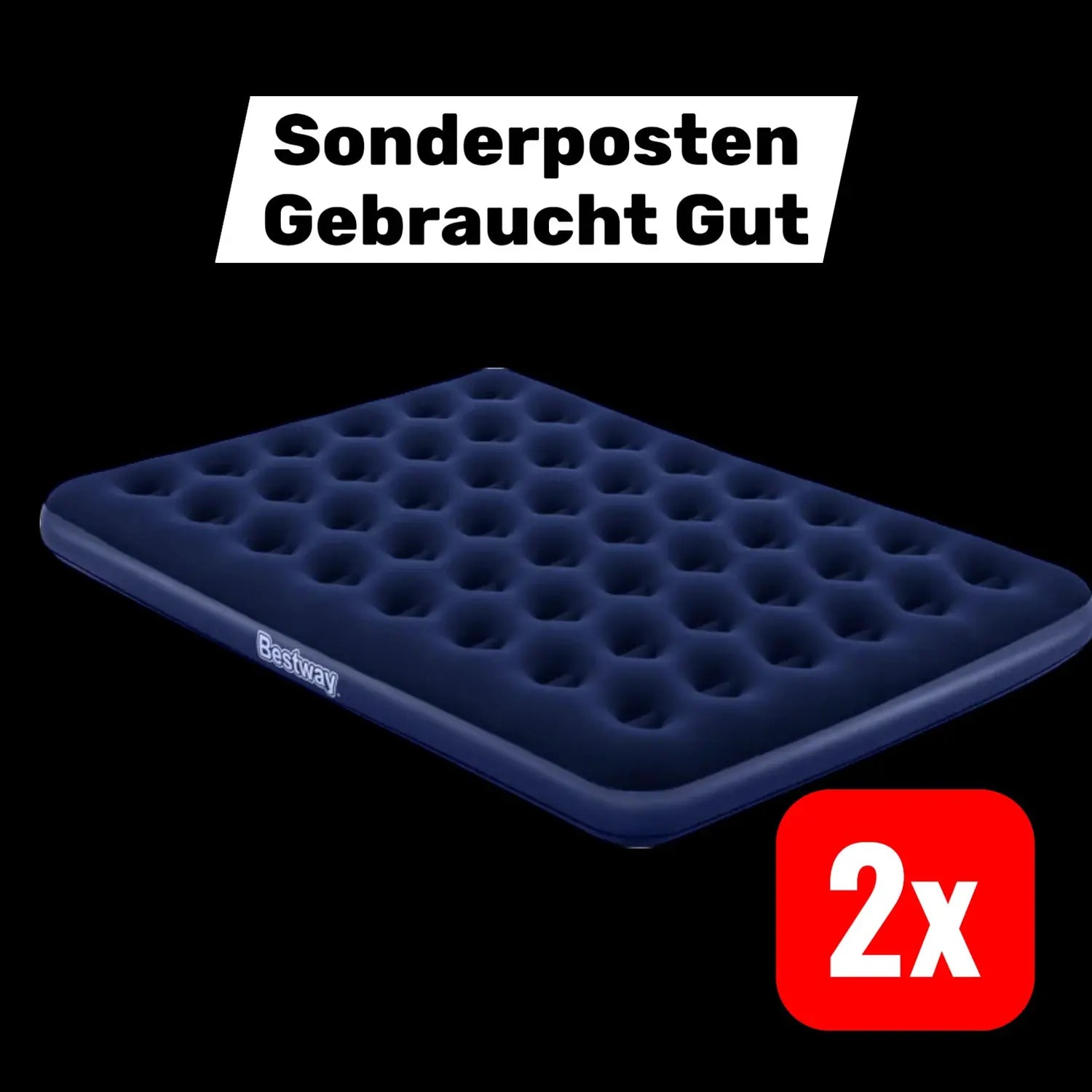 B-Ware Bestway Luftbett Gästebett Blue Horizon Double Xl/Lo 203 X 152 X 22 2 Stück247 - 6941607343906