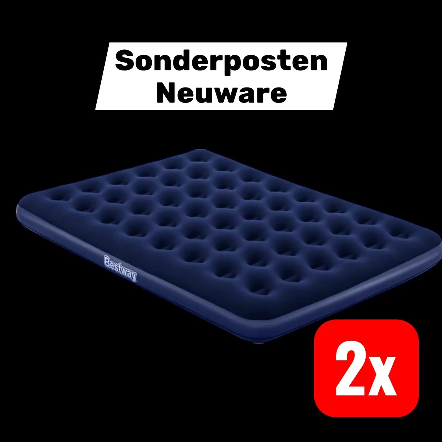 B-Ware Bestway Luftbett Gästebett Blue Horizon Double Xl/Lo 203x152x22cm Bett 2 Stück - 6941607343906