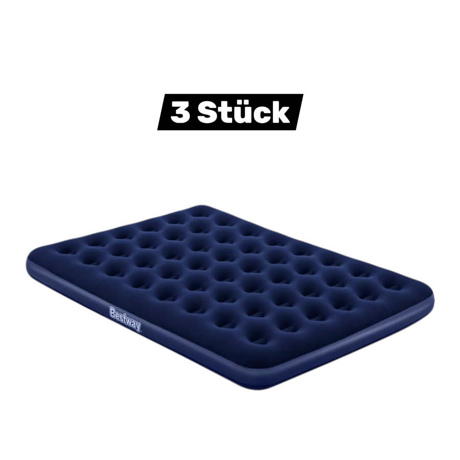 Bestway Luftbett Gästebett Blue Double Xl/Lo 203 X 152 X 22 Cm Bett 3 Stück B-Ware - 6941607343906