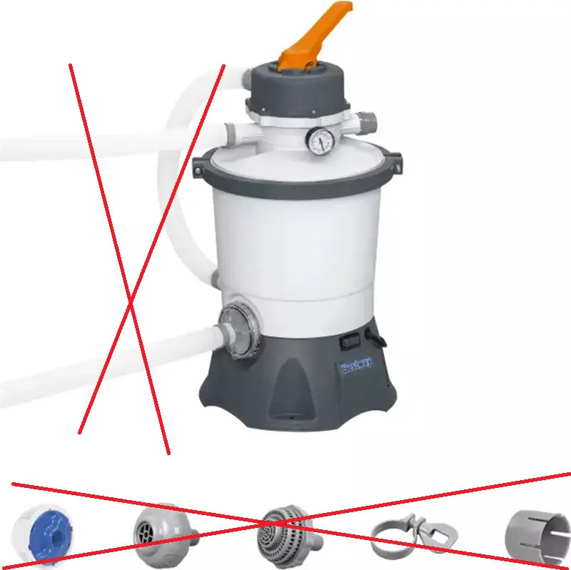 Bestway Sandfilteranlage Filtersystem Poolpumpe 3028 L H 85 W Siehe Text/Foto B-Ware - 6941607354322