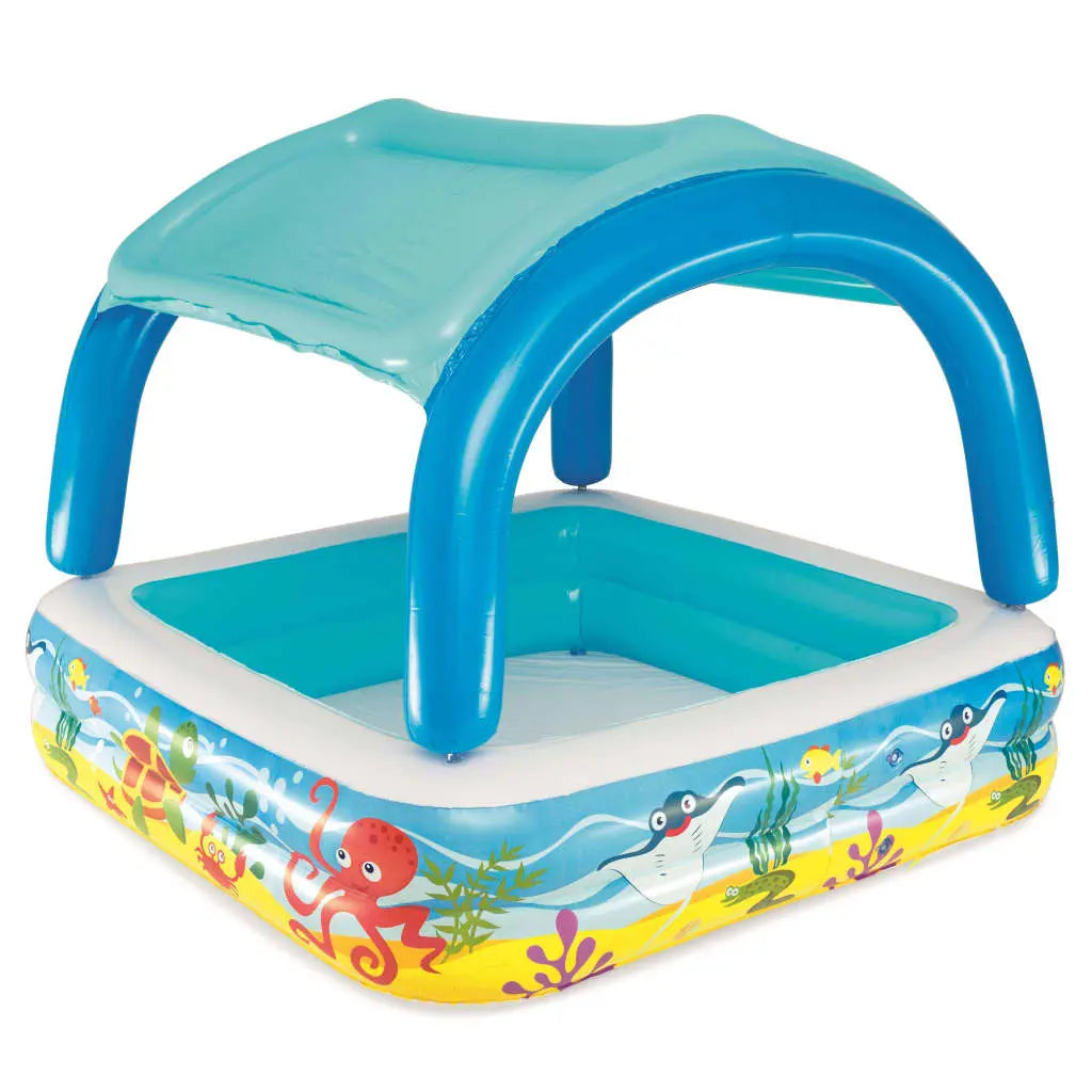 B-Ware Bestway Spielbecken Pool Kinderbecken Blau 140 X 140 X 114 Cm 52192  - 6942138951448