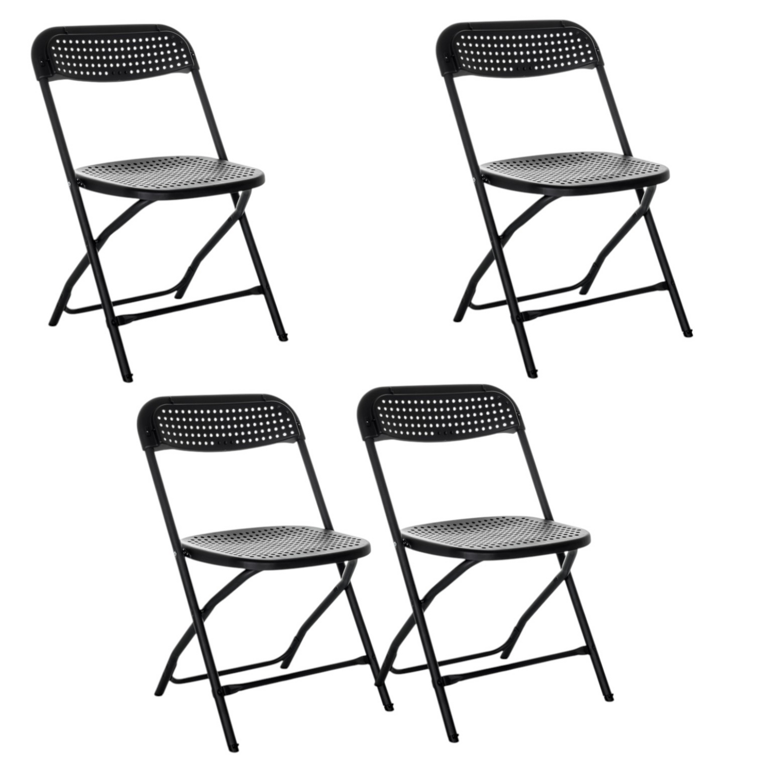 Hjh Office Besucherstuhl Klappstuhl Tudela Xxl Pro Kunststoff 4 Stück B-Ware - 4064323037149