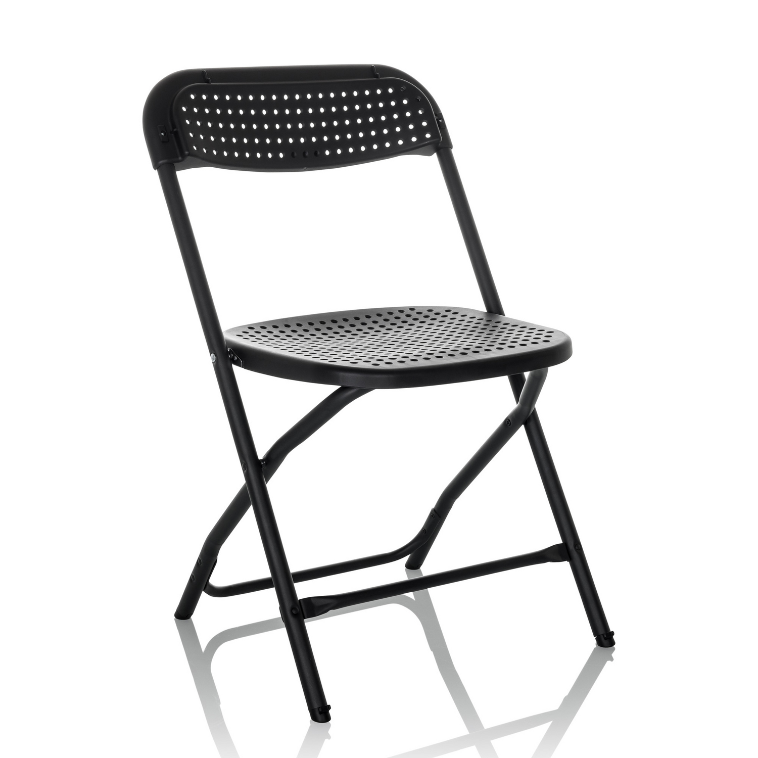 B-Ware Hjh Office Besucherstuhl Klappstuhl Tudela Xxl Pro Kunststoff Schwarz Stuhl