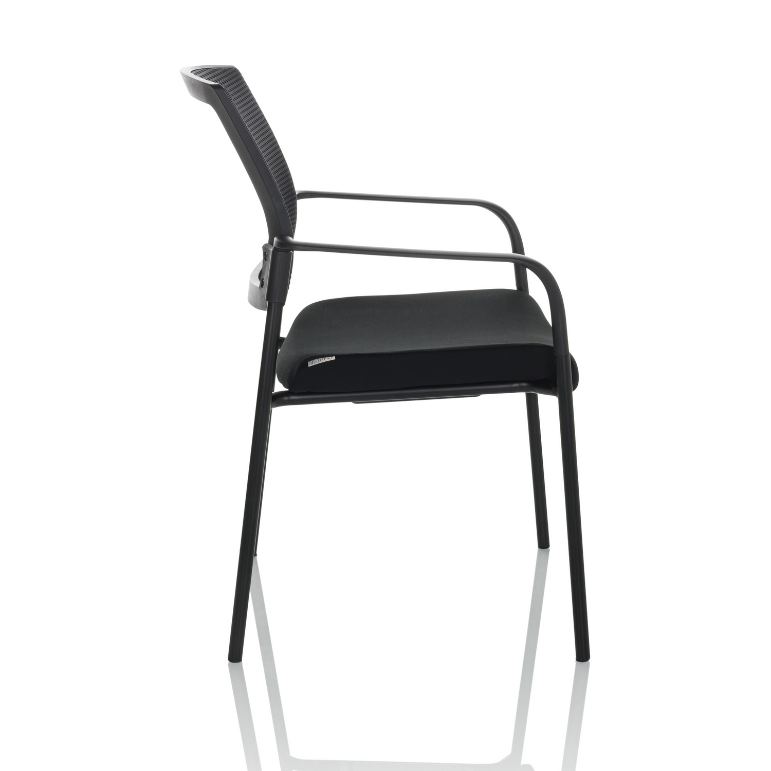 B-Ware Hjh Office Besucherstuhl Konferenzstuhl Stuhl Schwarz Stapelbar 2 Stück - 4064323035374