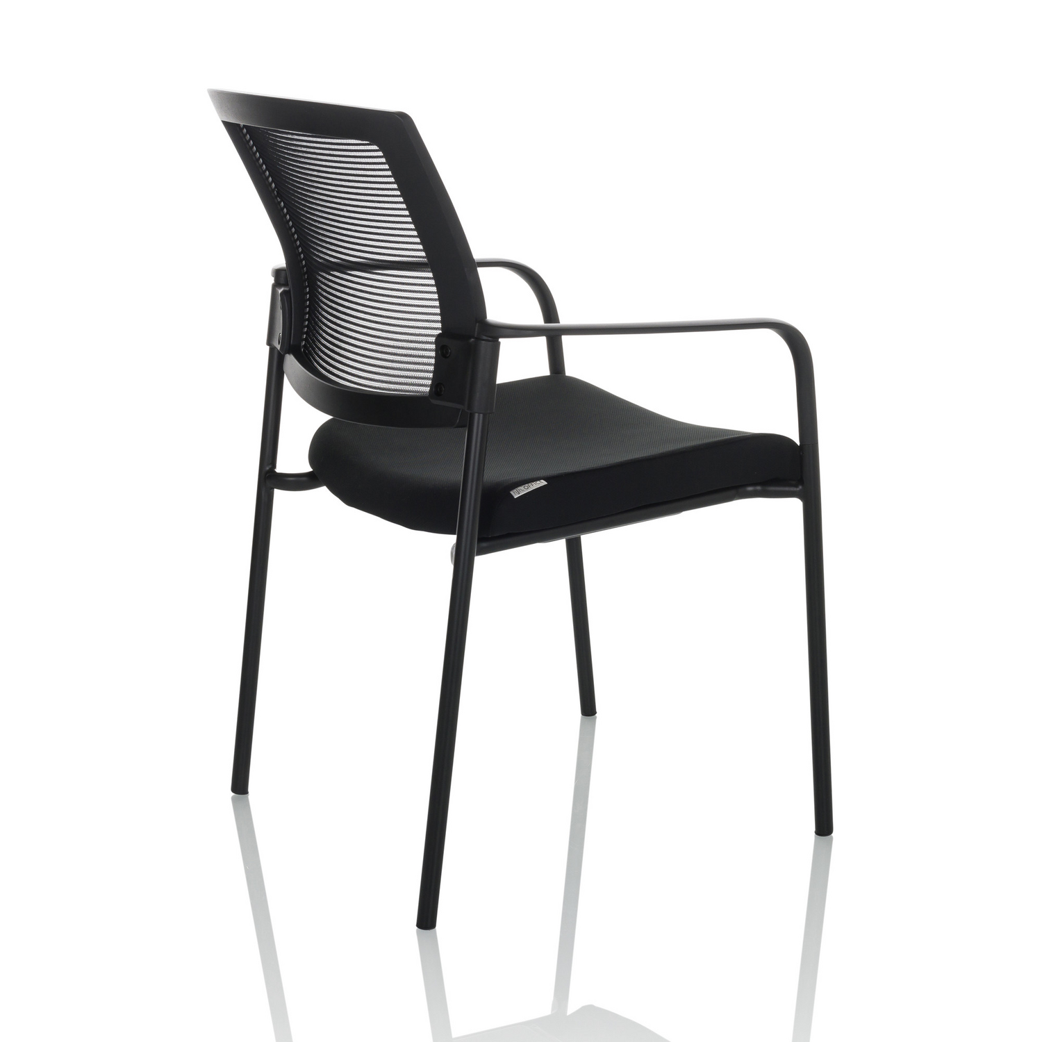 B-Ware Hjh Office Besucherstuhl Konferenzstuhl Stuhl Schwarz Stapelbar 2 Stück - 4064323035374