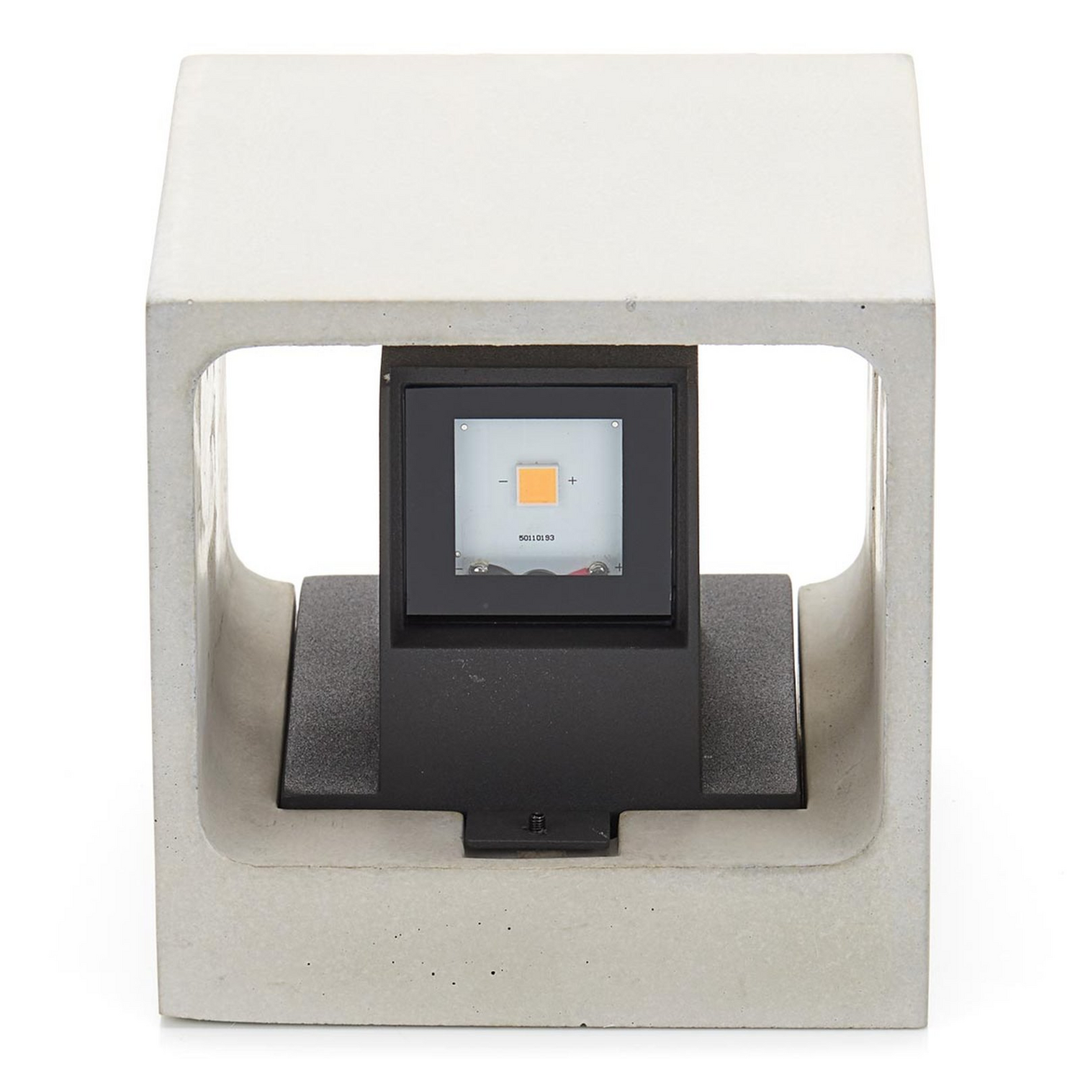 Lindby Led Außen Wandleuchte Riak Wandleuchte Wandlampe Lampe Leuchte Led Beton   B-Ware - 4251096541786
