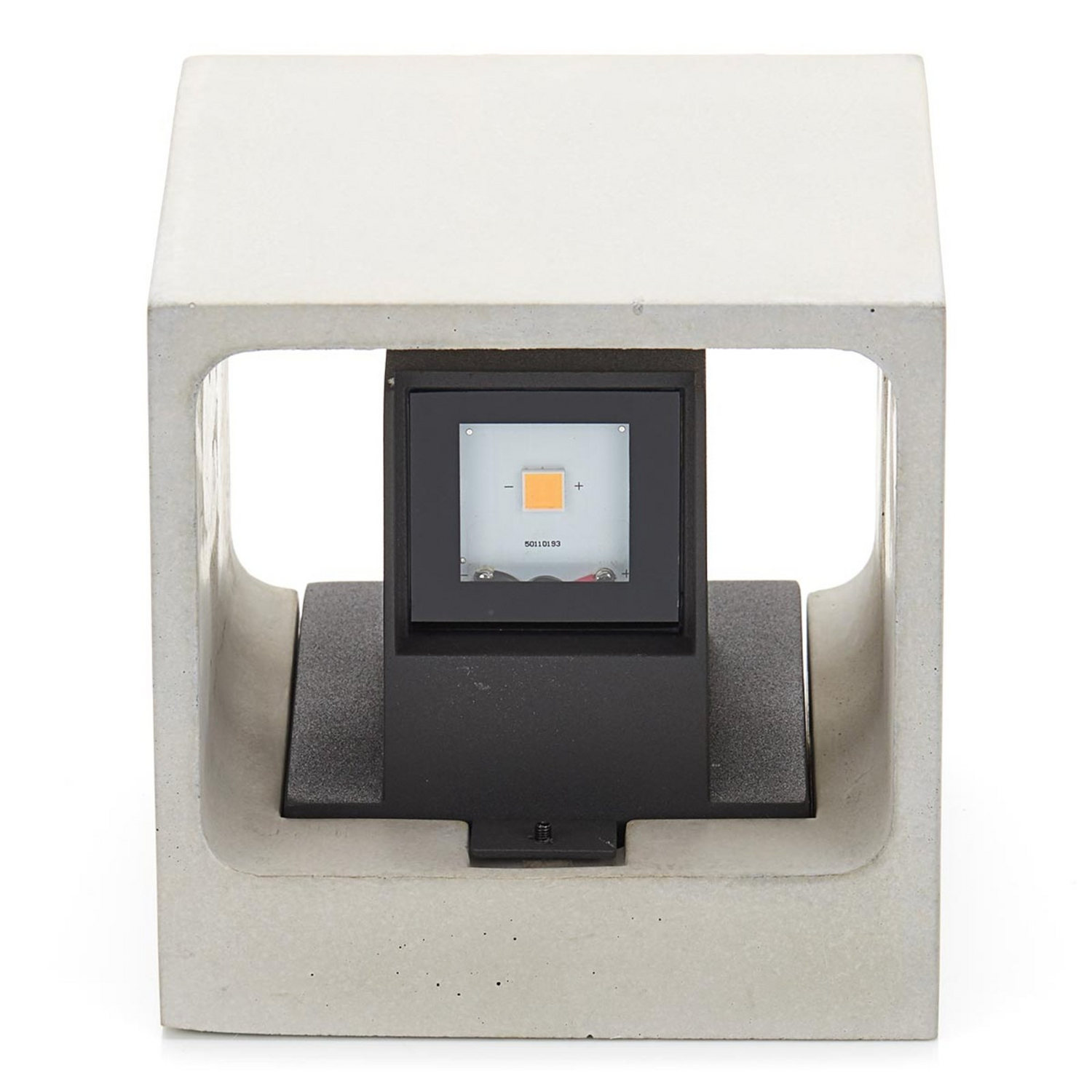 Applique murale extérieure LED Lindby, applique murale Riak, lampe murale, lampe LED, béton, produit d'occasion