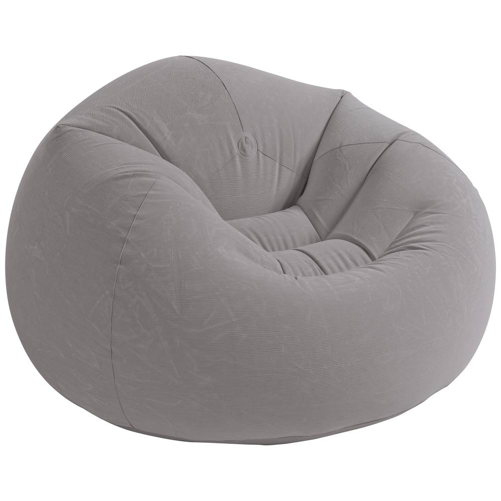 B-Ware Intex 68579 Np Beanless Bag Chair Sessel Lounge L X B X H 114 X 114 X 71 Cm Grau
