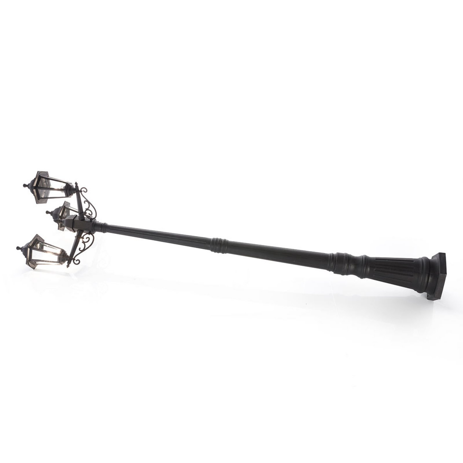 Lindby Nane Mastleuchte Gartenleuchte Laterne Gartenlaterne Gartenlampe Schwarz B-Ware