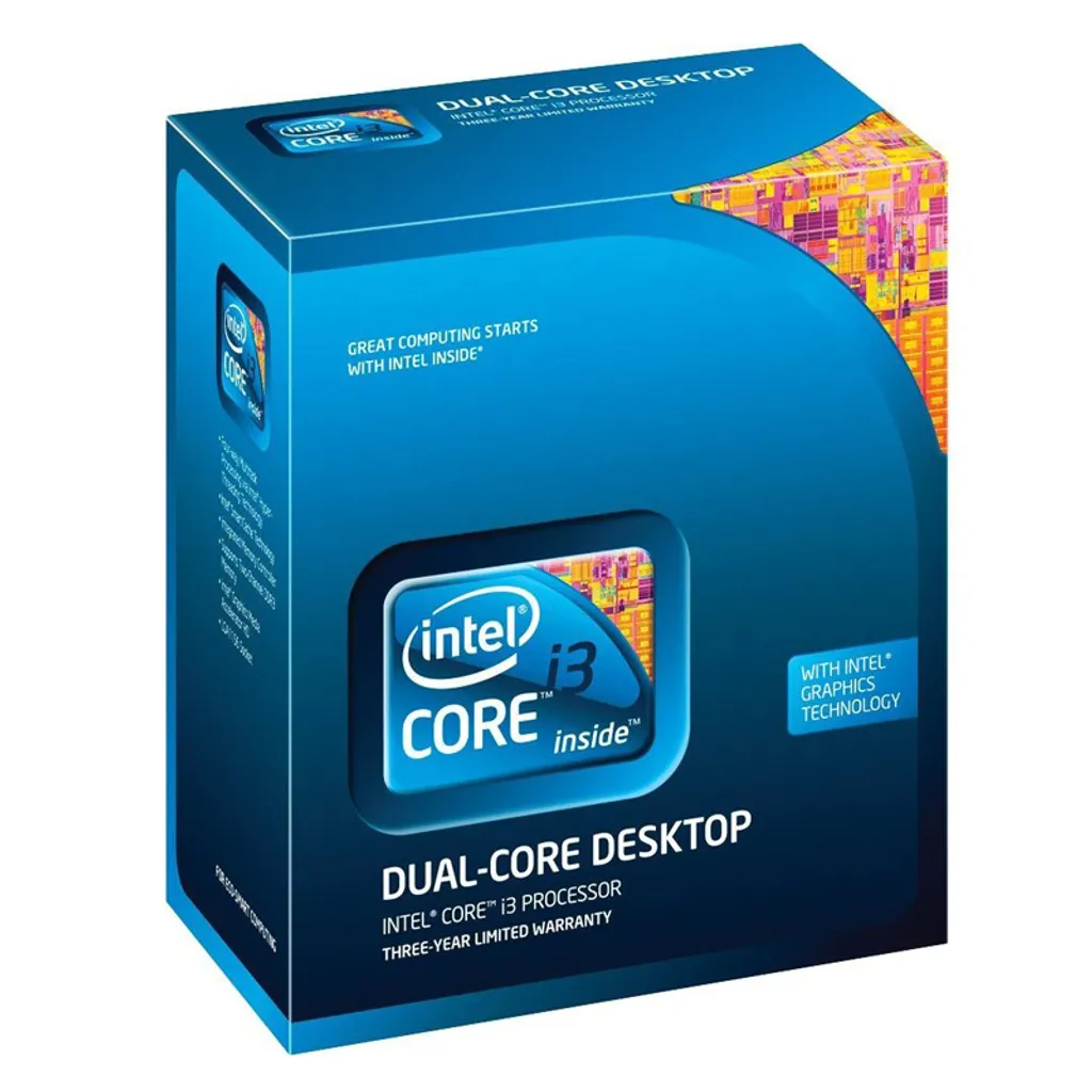 Intel Core2 Duo I3 540 Pc1156 4 Mb 3,06 G Hz Box Cpu Ohne Anleitung B-Ware