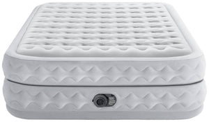 B-Ware Intex 64490ND Luftbett DuraBeam Supreme Queen mit 220V Pumpe Weiß Matratze Bett