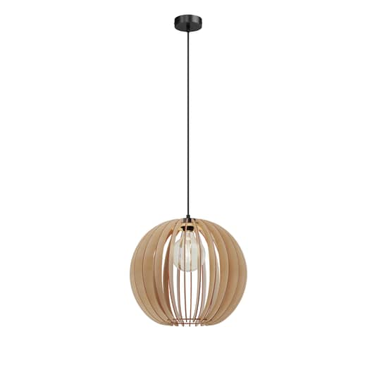 B-Ware Envostar Clay Hängeleuchte Deckenlampe Deko Pendelleuchte Birkensperrholz ø 40cm