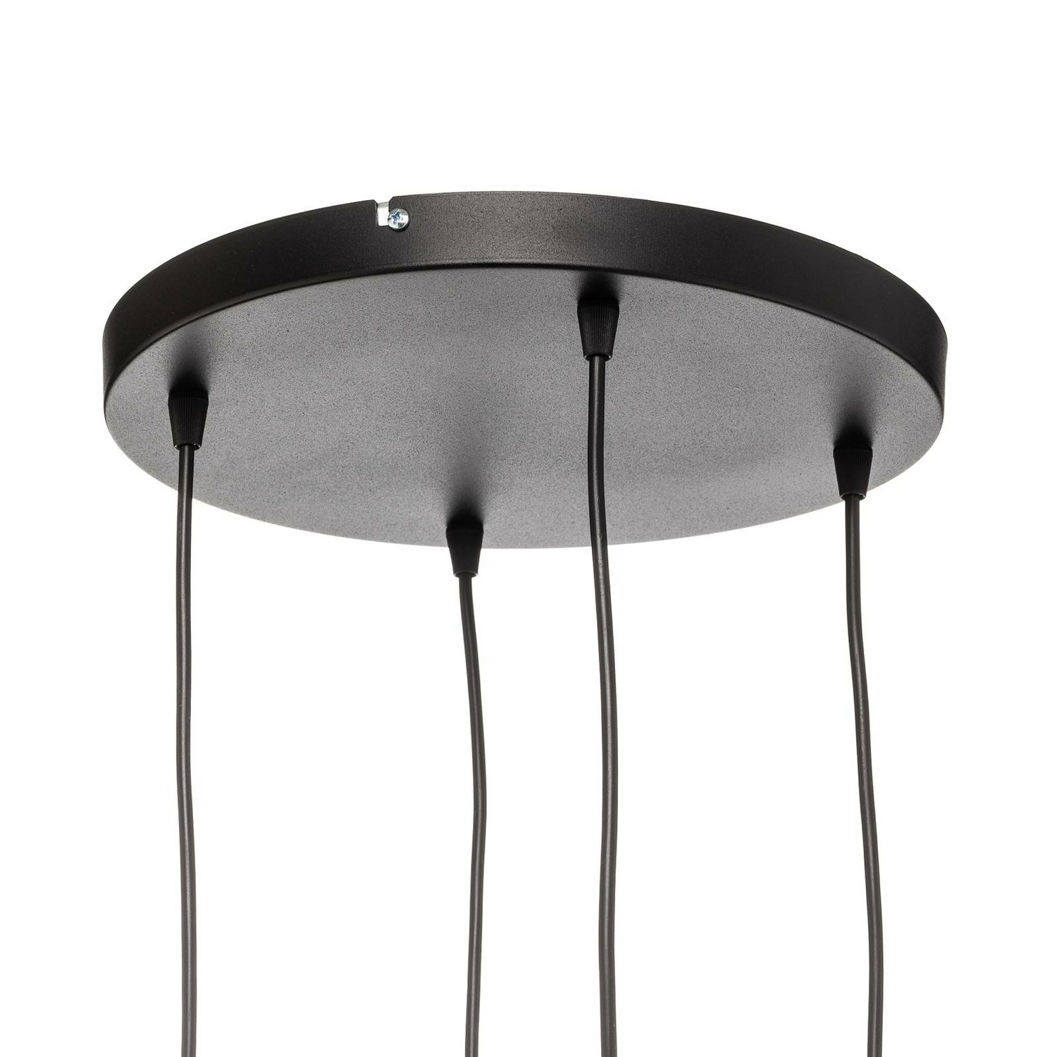 Suspension Euluna de qualité B, lampe suspendue, luminaire, Noir Minuit, quatre lumières
