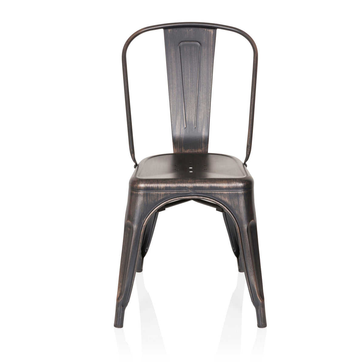 hjh OFFICE Stuhl Bistrostuhl Sitzgelegenheit schwarz gold VANTAGGIO COMFORT - 4251084670504