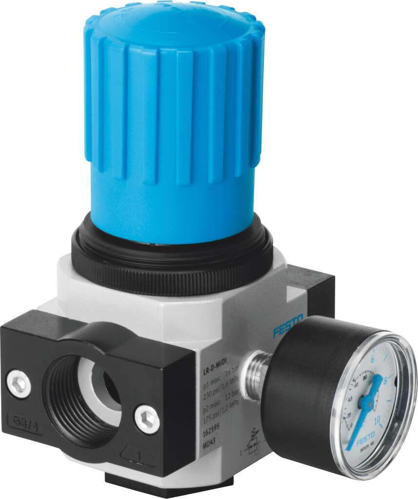 Festo LR-1/8-D-7-I-MINI 192299 Druckregelventil Ventil Druckventil Regler-Ventil