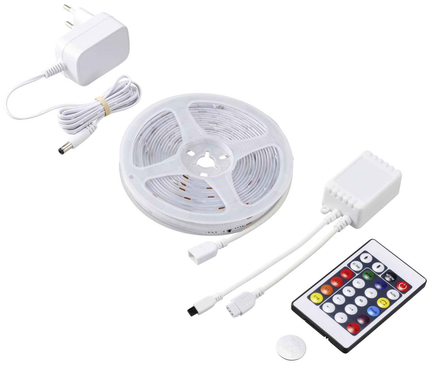 Bande lumineuse LED Sygonix SY-5773494 avec prise, bande lumineuse, lampe, lumière