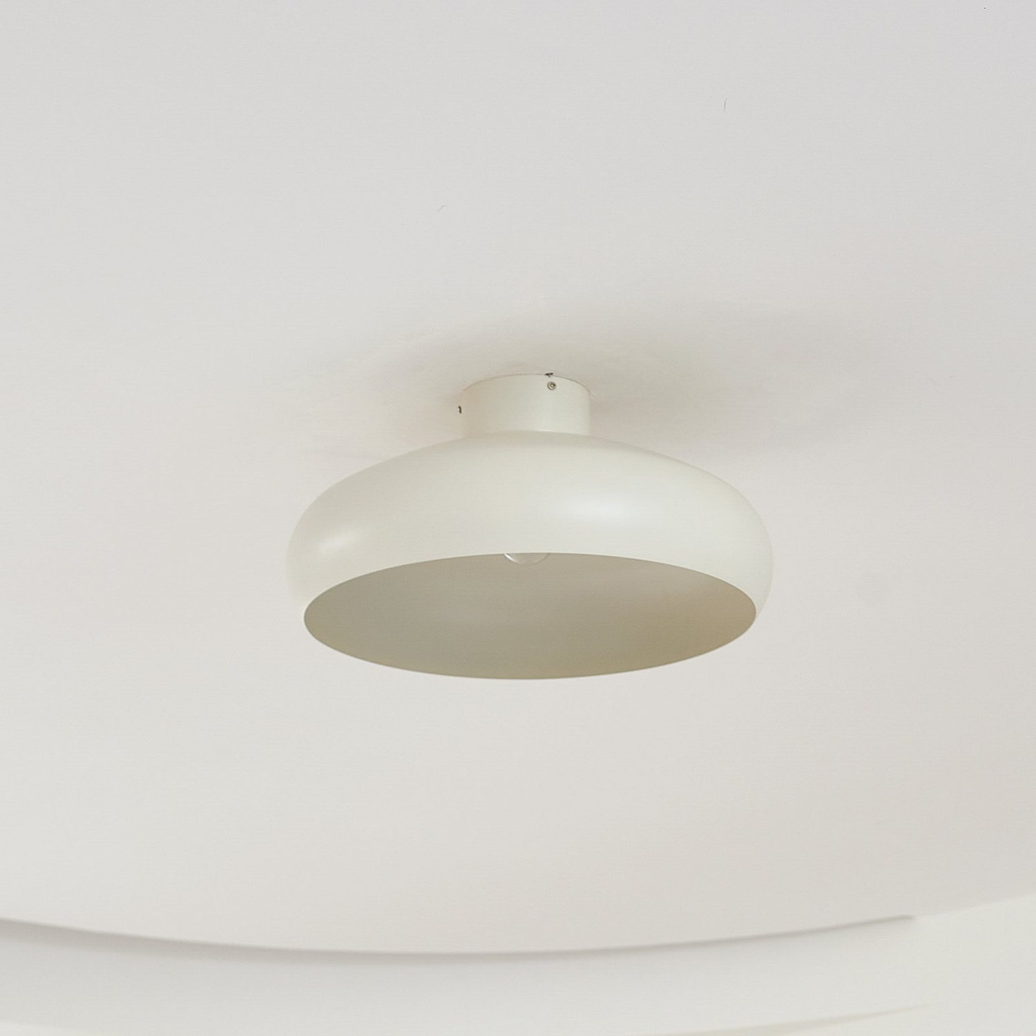 B-Ware Lindby Deckenleuchte Elover Beige ø 45 Cm Eisen Deckenlampe Lampe Leuchte S839