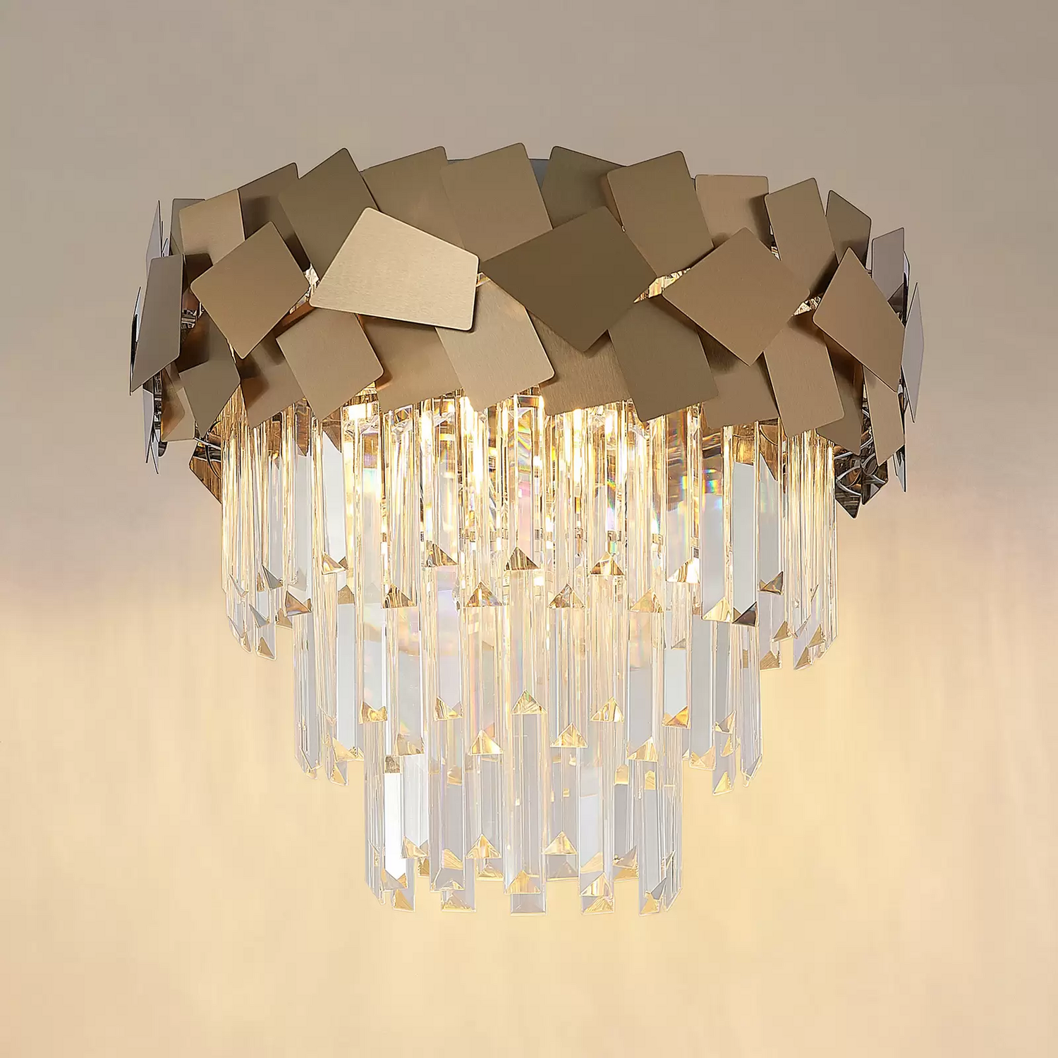 Lucande Miraia Kristall Deckenleuchte Gold Deckenlampe Lampe Leuchte Spot Li714 B-Ware - 4251911700855