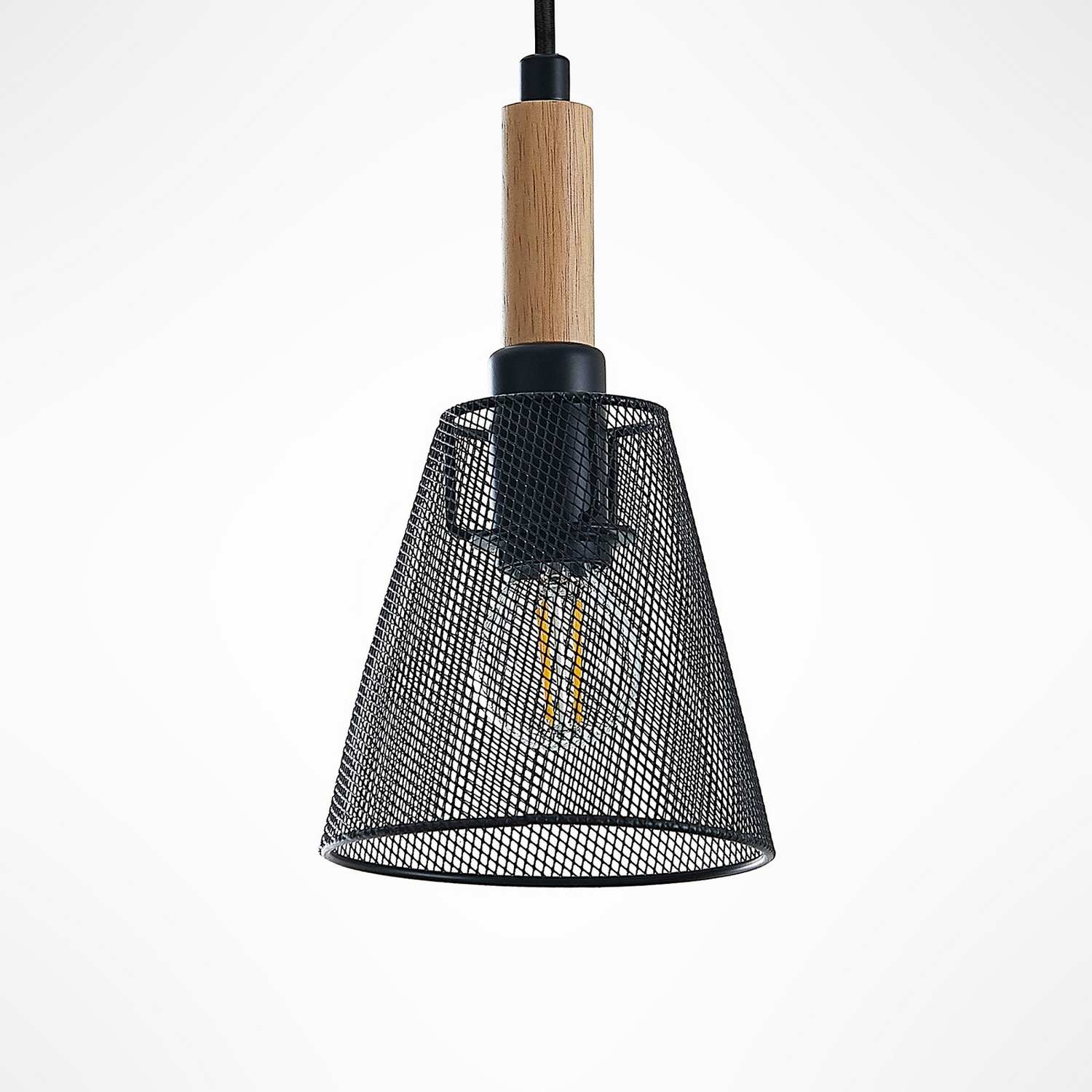 Lindby Layne Pendelleuchte Hängeleuchte Deckenlampe Korbschirme Fünfflammig B-Ware - 4251096592597