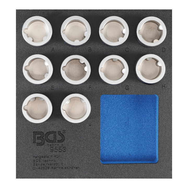 Bgs Felgenschloss Werkzeugsatz Set Land Rover Chrom Vanadium Stahl 10 Teilig B-Ware - 4026947095530
