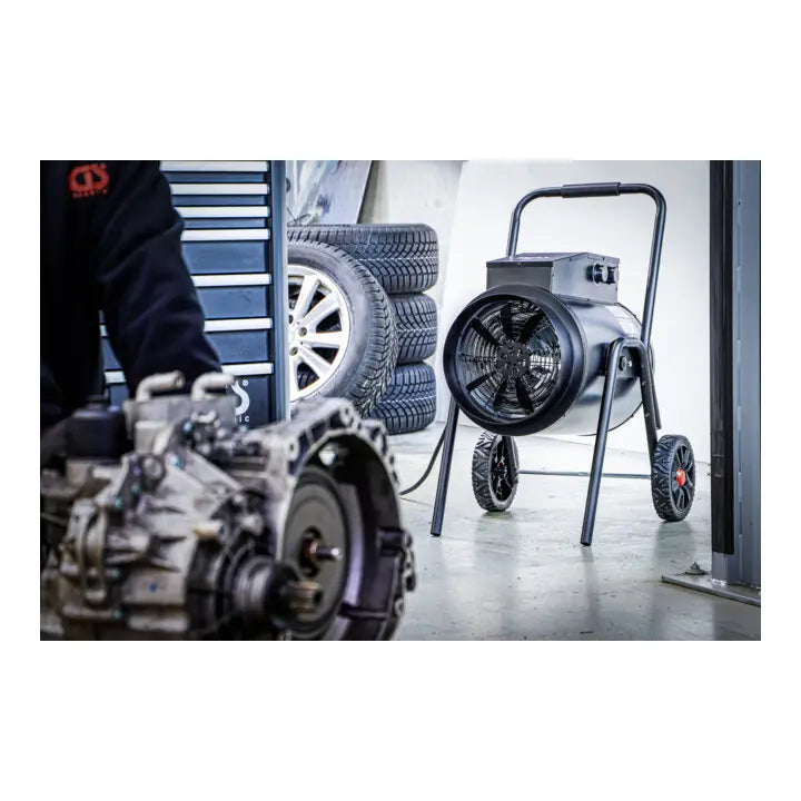 B-Ware Bgs Heizlüfter Heizgerät Elektrisch Werkstatt Baustelle Industrie Mobil 15 K W - 4048769082321